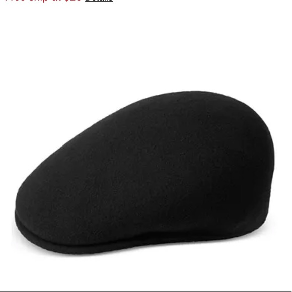 Kangol Other - Kangol 504 men’s black wool trinity hat lk new L